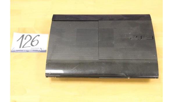 spelconsole SONY PS3, zonder kabels, werking niet gekend